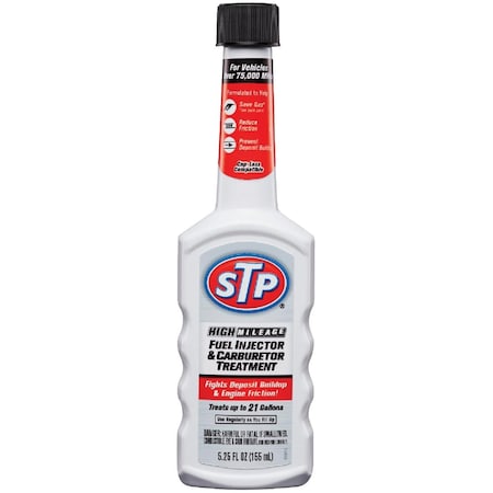 Stp 5.25 Oz. High Mileage Fuel Injector & Carburetor Treatment 18311